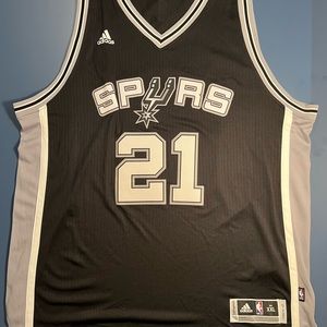 Tim Duncan San Antonio Spurs #21 XXL Authentic NBA Adidas Jersey